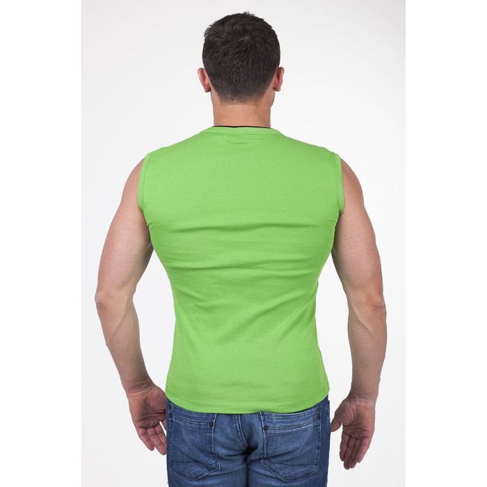 Майка мужская арт.0350, цвет зелёный, р-р XL