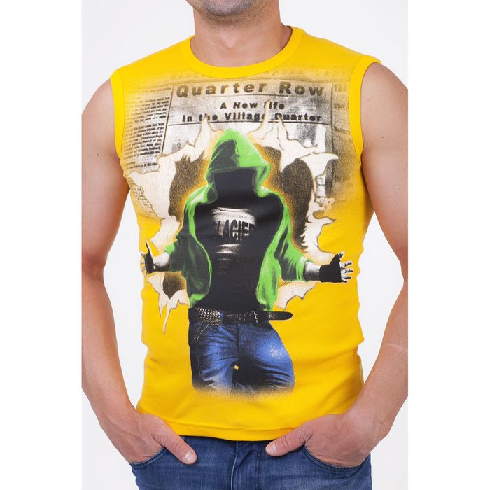 Майка мужская арт.0351, цвет жёлтый, р-р L