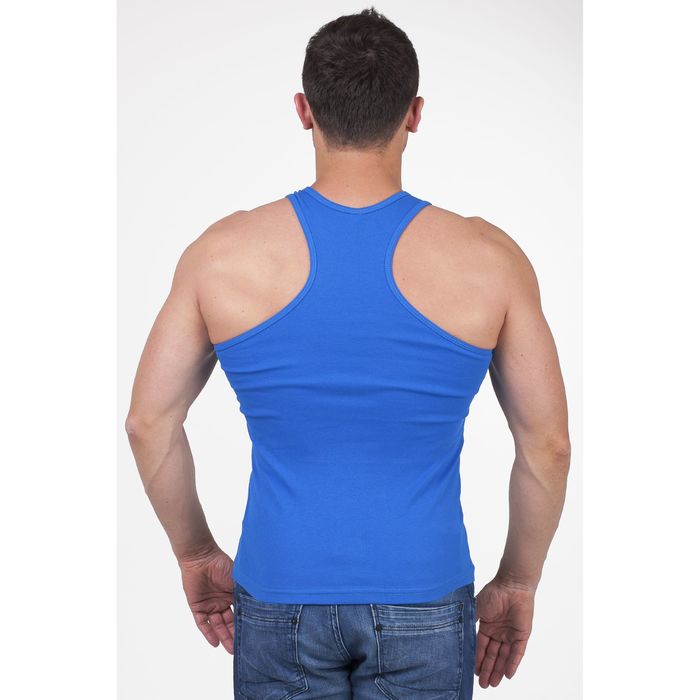 Майка мужская арт.613, цвет василёк, р-р M