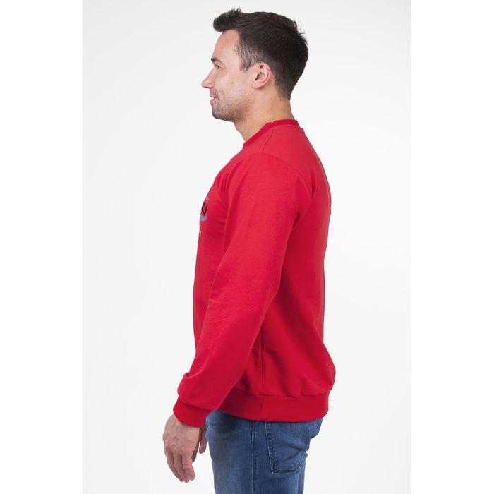 Джемпер мужской арт.0185, цвет красный, р-р M
