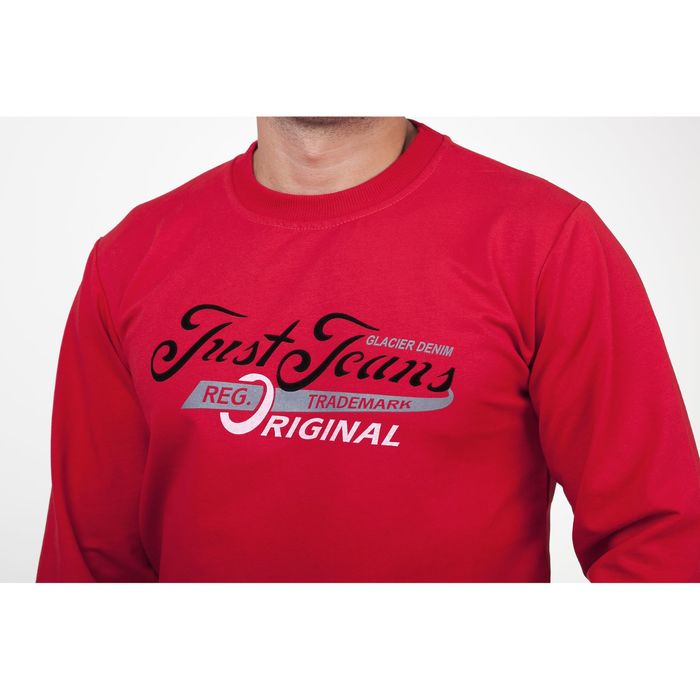 Джемпер мужской арт.0185, цвет красный, р-р M