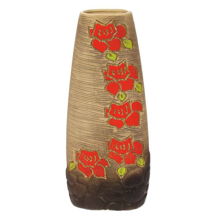 Ваза "Зарина" большая, роза