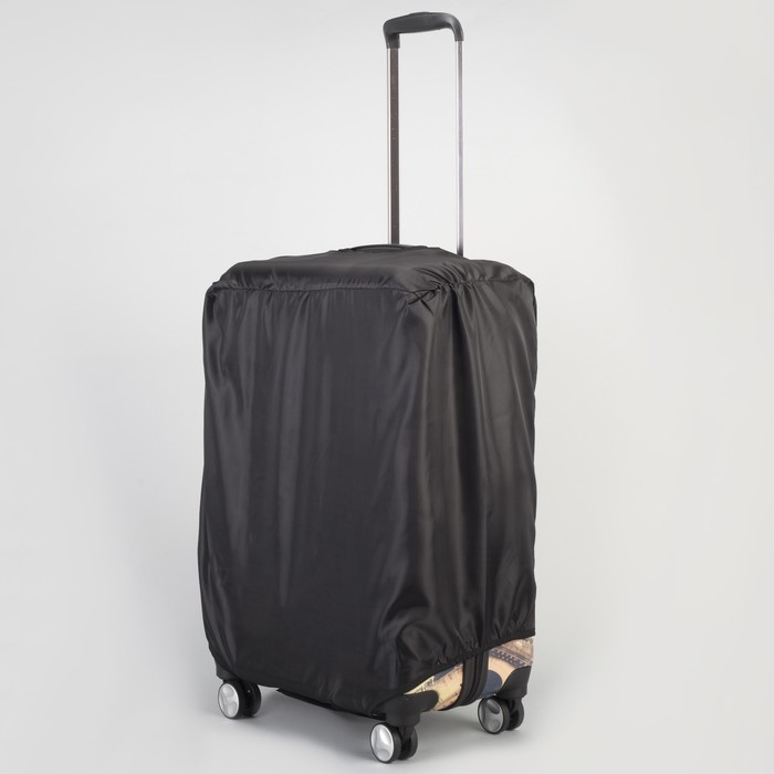 Чехол защитный для чемодана 62х42х28 см, средний, 24", цвет чёрный
