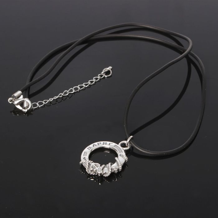 Кулон "Ворса", цвет чернёное серебро