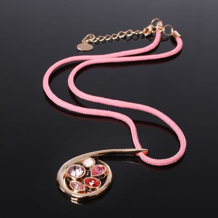 Кулон "Сорбе", цветной в золоте