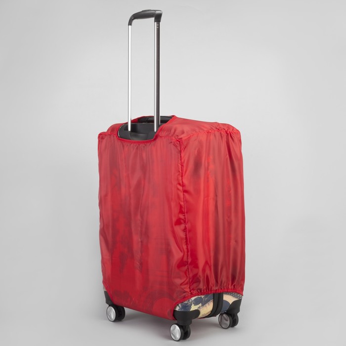 Чехол защитный для чемодана 46х34х22 см, малый, 20", цвет красный