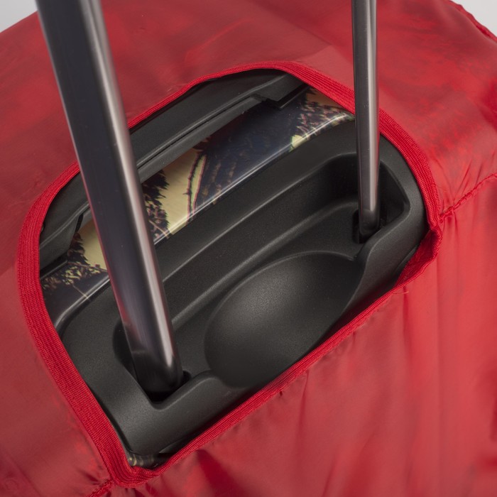 Чехол защитный для чемодана 46х34х22 см, малый, 20", цвет красный