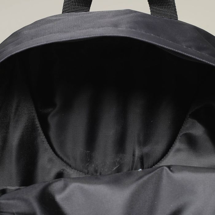 Рюкзак молодёжный на молнии, 2 отдела, 2 наружных кармана, чёрный