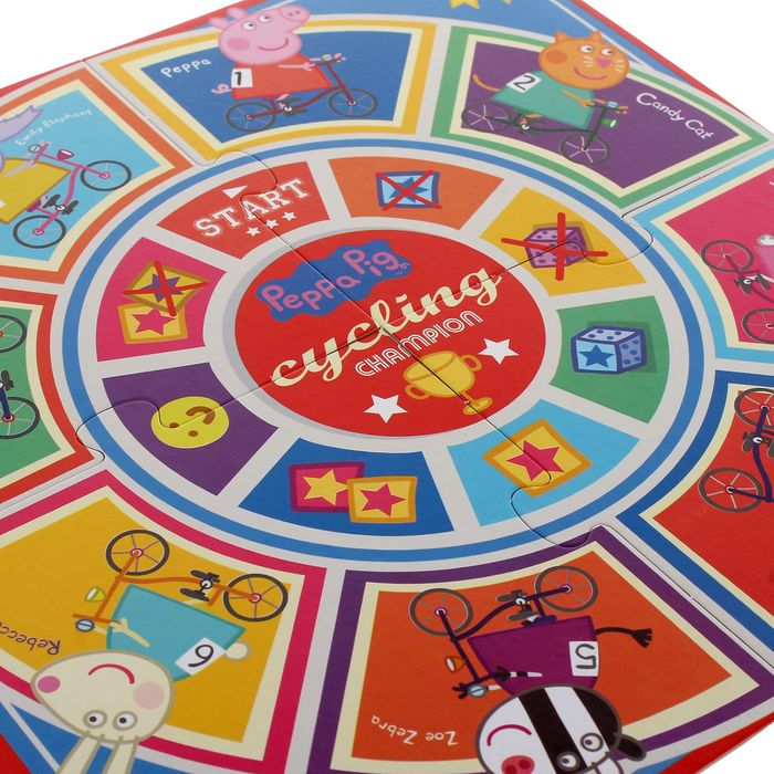 Настольная игра "Свинка Пеппа: Чемпионы" + мини-пазл на 16 элементов