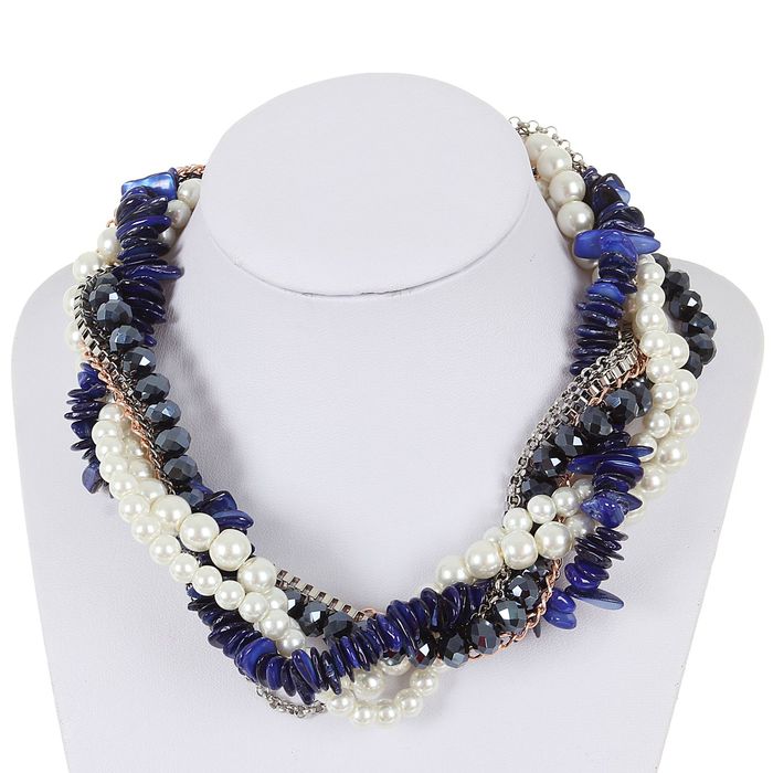 Бусы "Дары моря", цветные, 45см