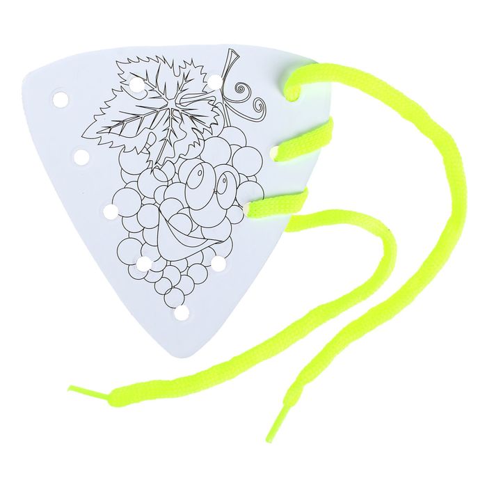 Шнуровка-раскраска "Виноград"