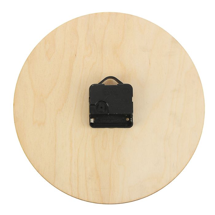 Часы "Россия" герб, красный фон, Ø25 см