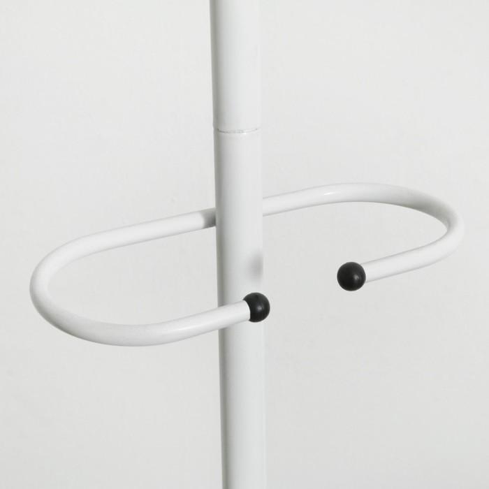 Вешалка напольная "Сборная" 2,0 м, цвет белый