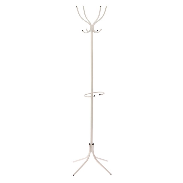 Вешалка напольная "Сборная" 1,7 м, цвет белый