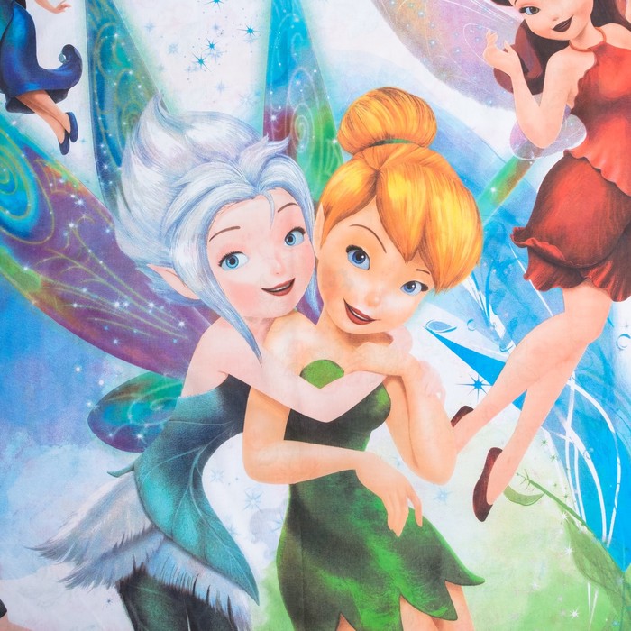 Постельное бельё 1,5 сп "Верь в чудеса" Феи , размер 143х215 см, 150х214 см, 50х70 см -1 шт., 100% хлопок, поплин 125 г/м2