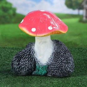 Садовая фигура "Семья ёжиков под грибом", разноцветный, 25 см от Сима-ленд