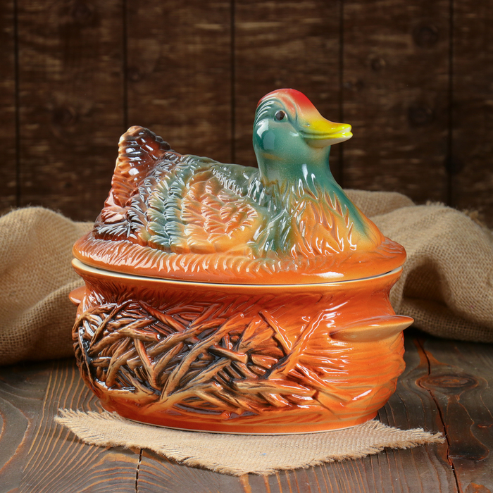 Жаровня "Гнездо" цветной, 3 л