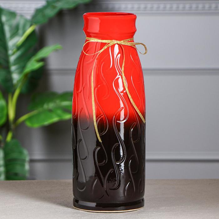 Ваза "Букали" с тесьмой, перелив, микс