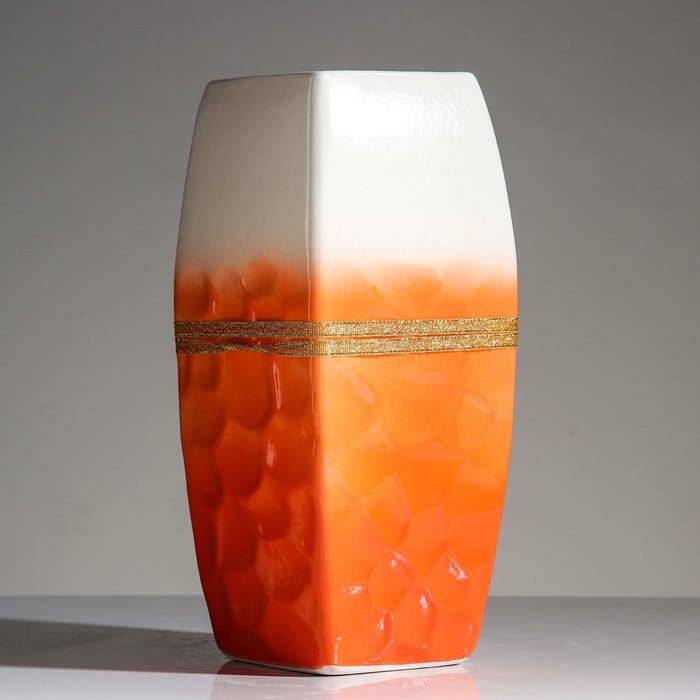 Ваза "Петрес" с тесьмой, перелив, микс