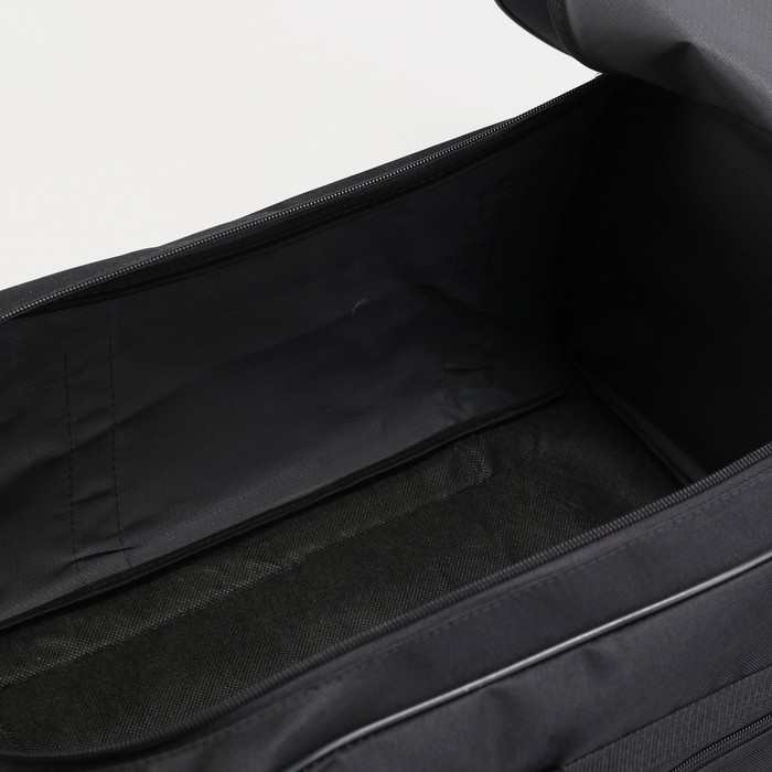 Рюкзак туристический на молнии, 57 л, наружный карман, цвет чёрный