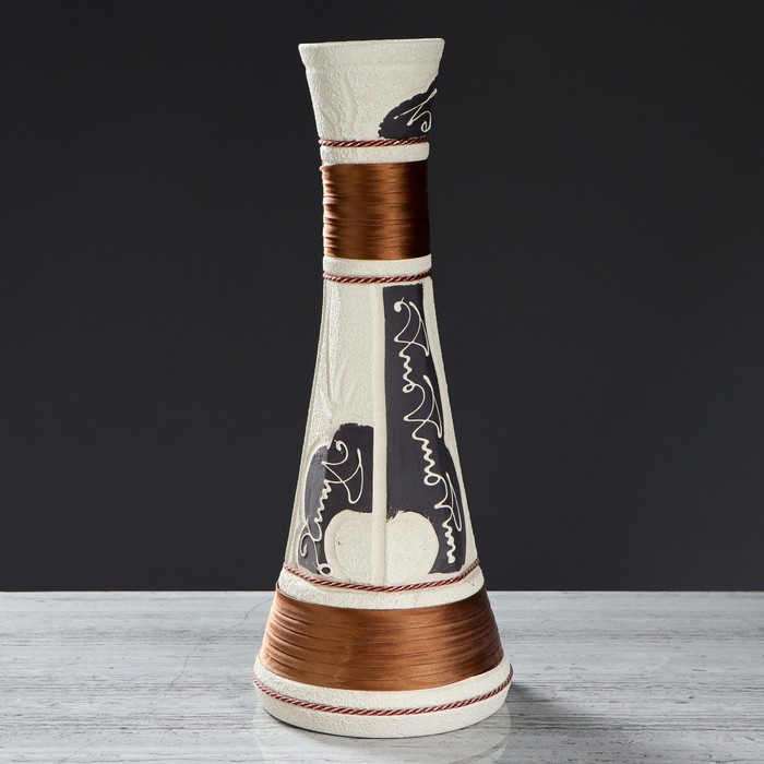 Ваза "Юрик" шамот, микс