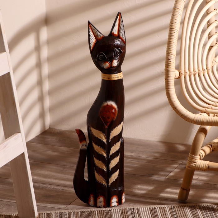 Сувенир "Кошка Листик", 60 см