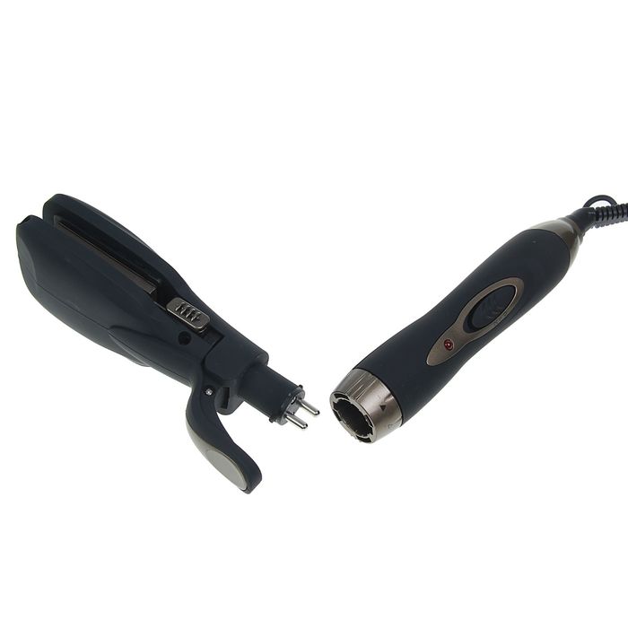 Мультистайлер LuazON LW-10, 30 Вт, 2 температурных режима, 3 насадки, чёрный