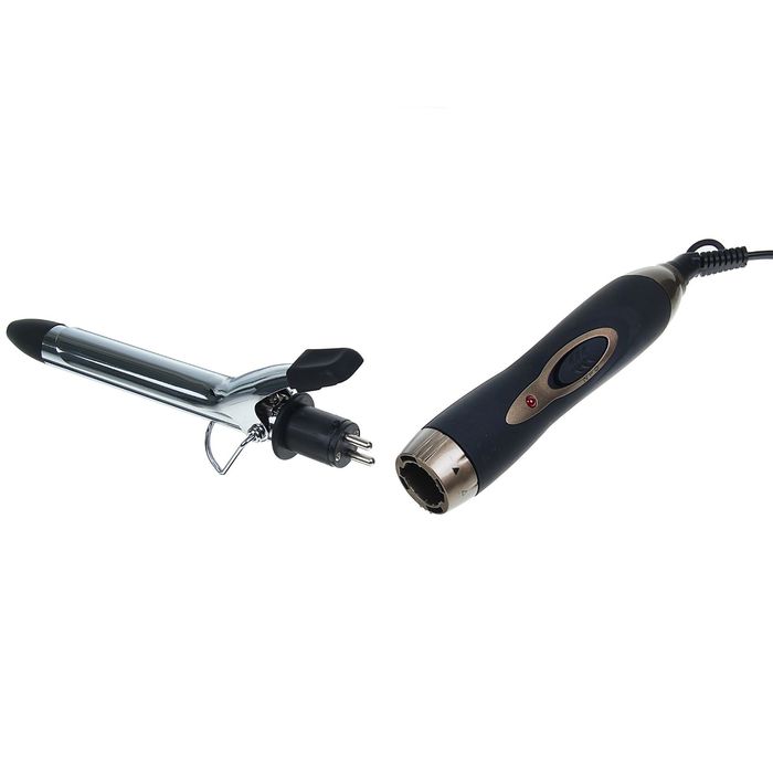 Мультистайлер LuazON LW-10, 30 Вт, 2 температурных режима, 3 насадки, чёрный