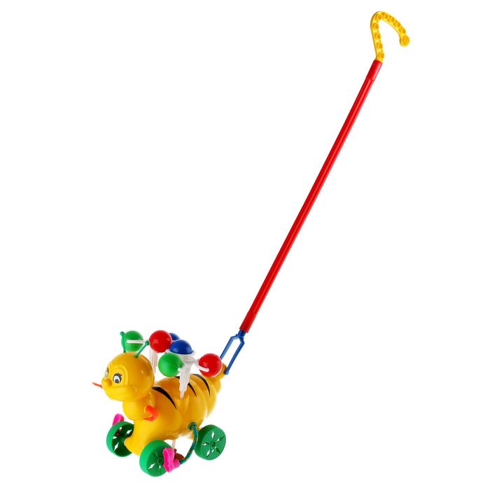 Каталка "Пчелка", длина ручки 55,5 см