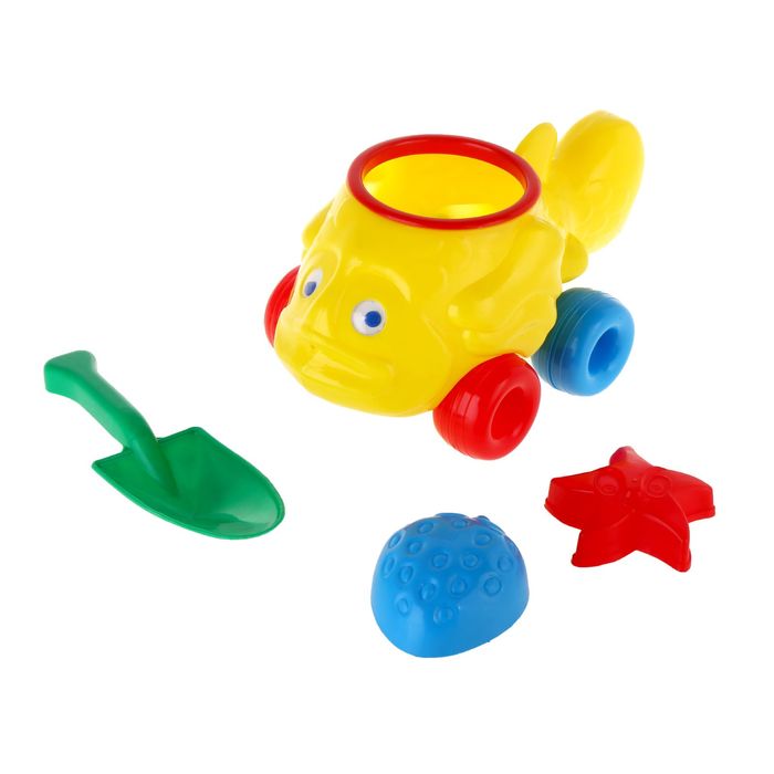 Каталка "Рыба с песочным набором