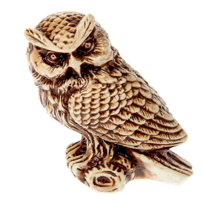 Сувенир "Сова с повернутой головой"