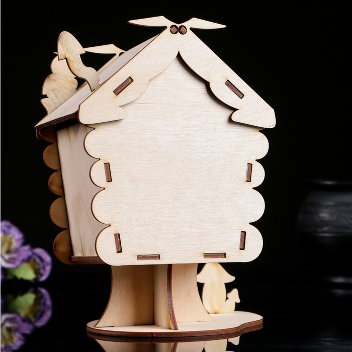 Заготовка для декупажа "Избушка" 12,5 × 11 × 18 см