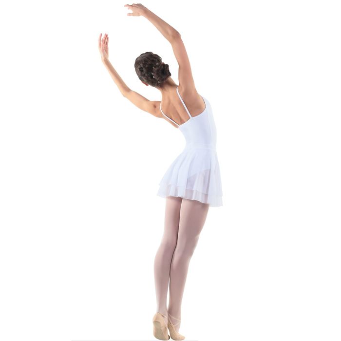 Юбка гимнастическая, размер 34, цвет белый