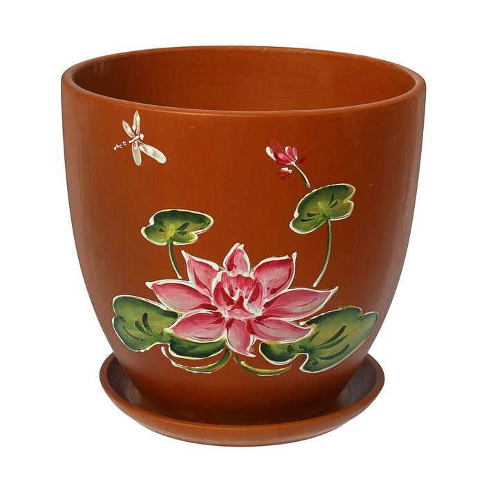 Кашпо "Лотос" высокое овальное 8,5 л