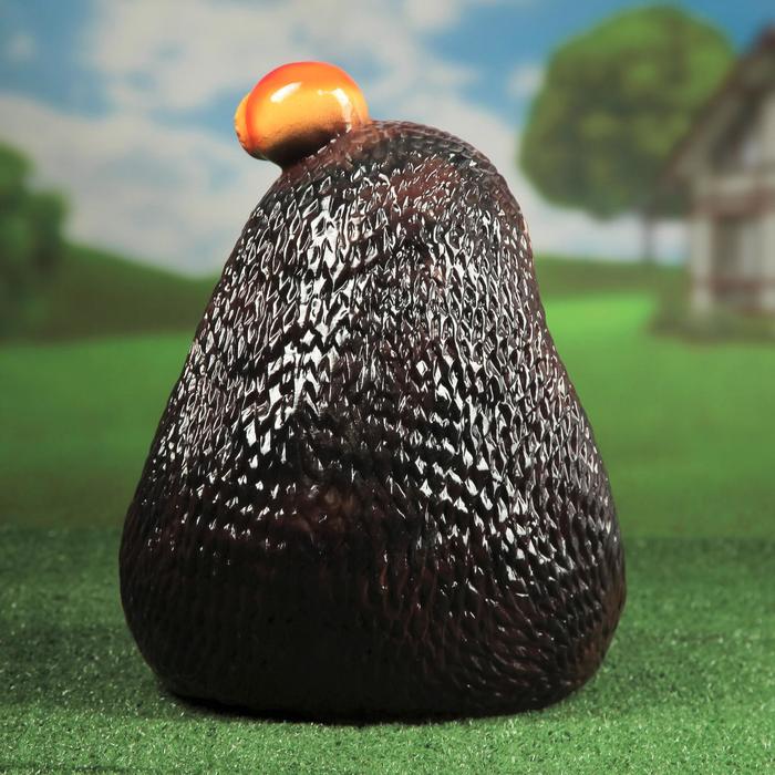 Садовая фигура "Ёж с яблоками" глянец