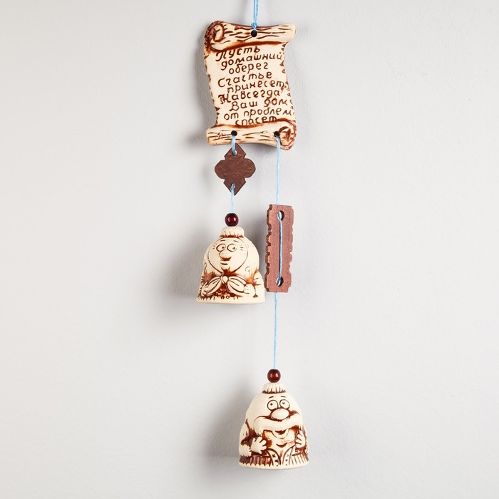 Оберег-свиток "Дед с бабой" колокол