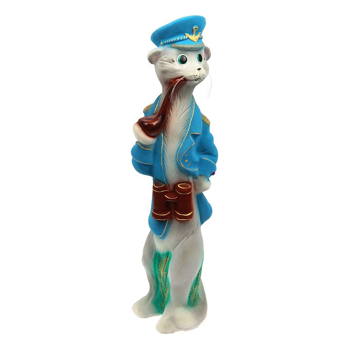 Копилка "Кот-капитан" флок