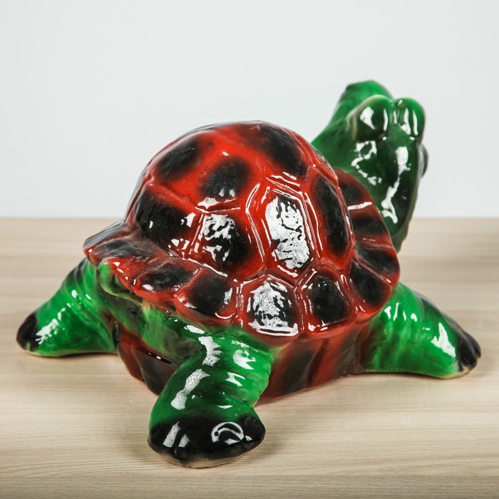 Садовая фигура "Счастливая черепаха" глянец