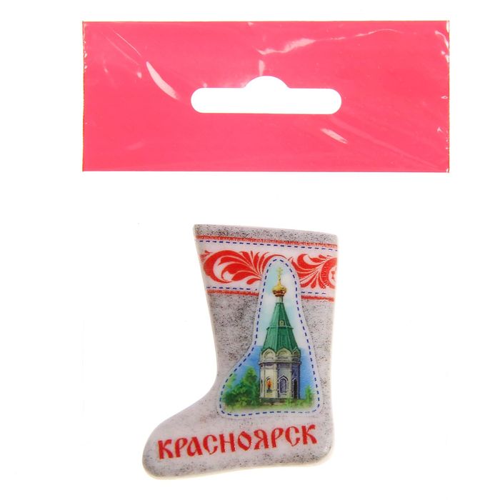 Магнит в форме валенка «Красноярск»