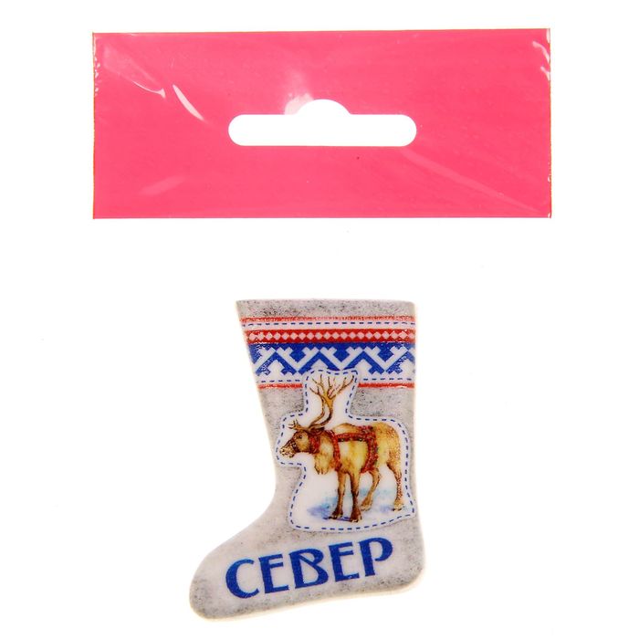 Магнит в форме валенка «Север»