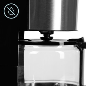 

Кофеварка Redmond RCM-M1507, капельная, 600 Вт, 0.6 л, серебристо-чёрная