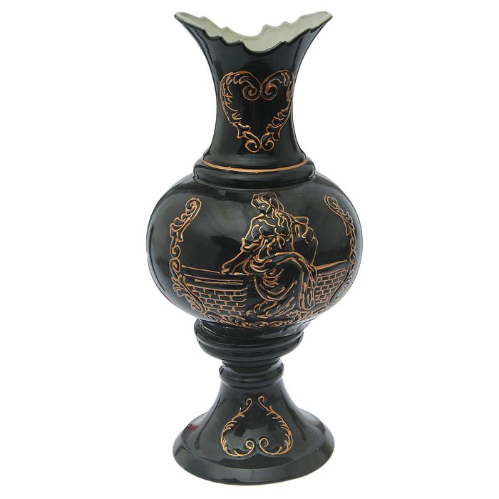 Ваза напольная "Изабелла" большая, глазурь