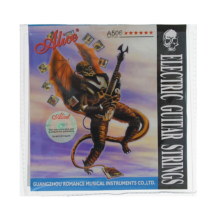 Струны "Alice" для электрогитары, никель