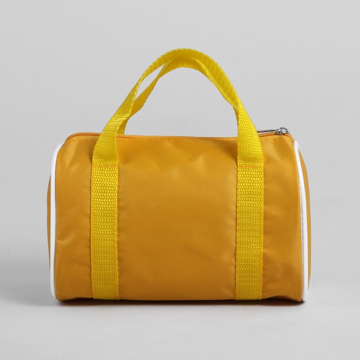 Сумочка детская на молнии "Пэппи", 1 отдел, цвет жёлтый