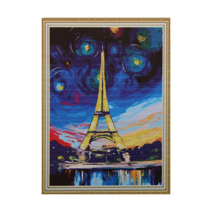 Роспись по холсту "Ассорти" по номерам кисти+инструк-я+крепеж 60*80 УЦЕНКА