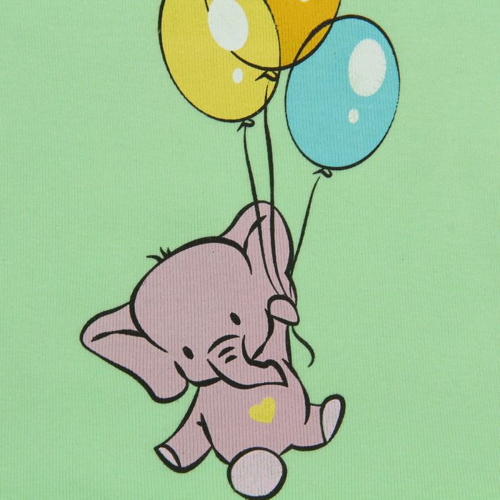 Майка для девочки, рост 62 см (40), цвет зелёный (арт. 212)