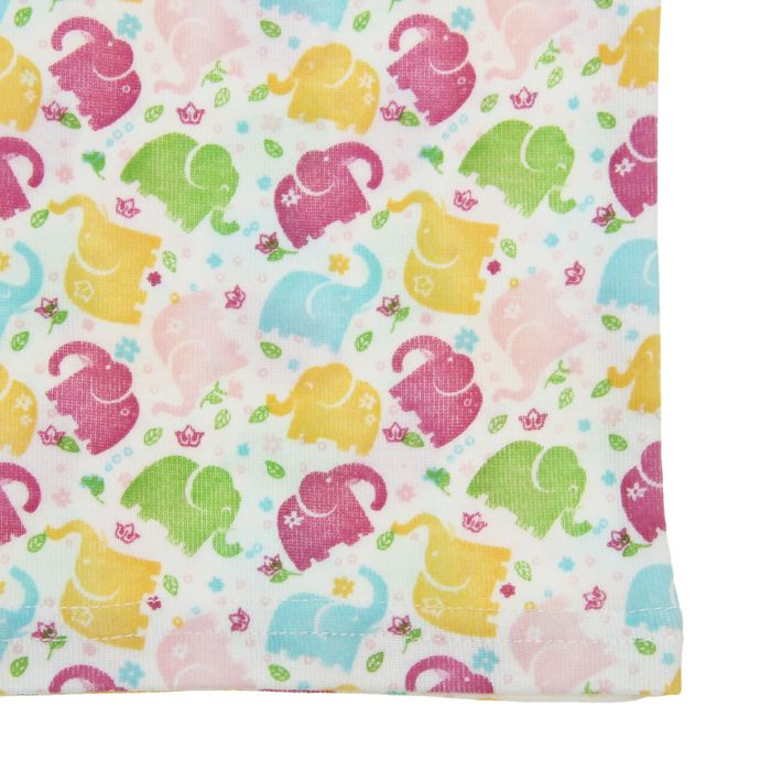 Майка для девочки, рост 62 см (40), цвет белый/жёлтый (арт. 211)