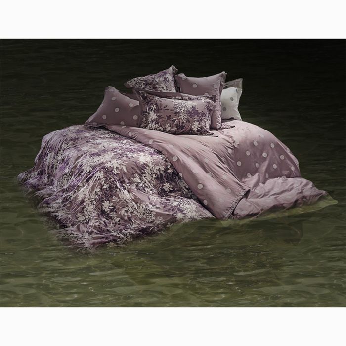 Постельное бельё THE EMPIRE GOLD LINE «Martinique» дуэт, размер 250x270 см, 145x215 см-2шт.,50х70 см-2 шт., old rosa