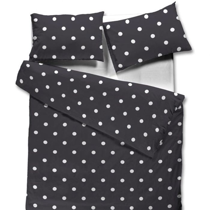 Постельное бельё THE EMPIRE GOLD LINE «Dots» дуэт, размер 250x270 см, 145x215 см-2шт.,50х70 см-2 шт., graphit