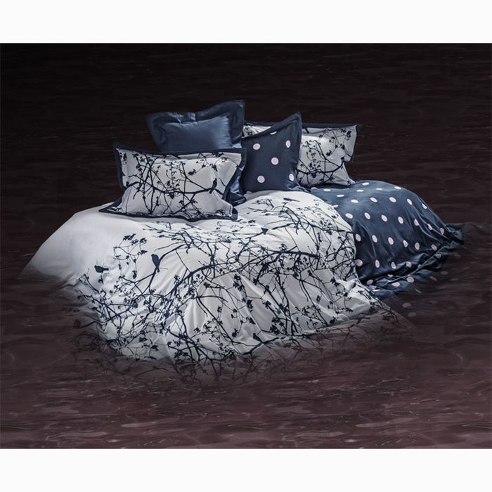 Постельное бельё THE EMPIRE GOLD LINE «Song birds» дуэт, размер 250x270 см, 145x215 см-2шт.,50х70 см-2 шт., graphit